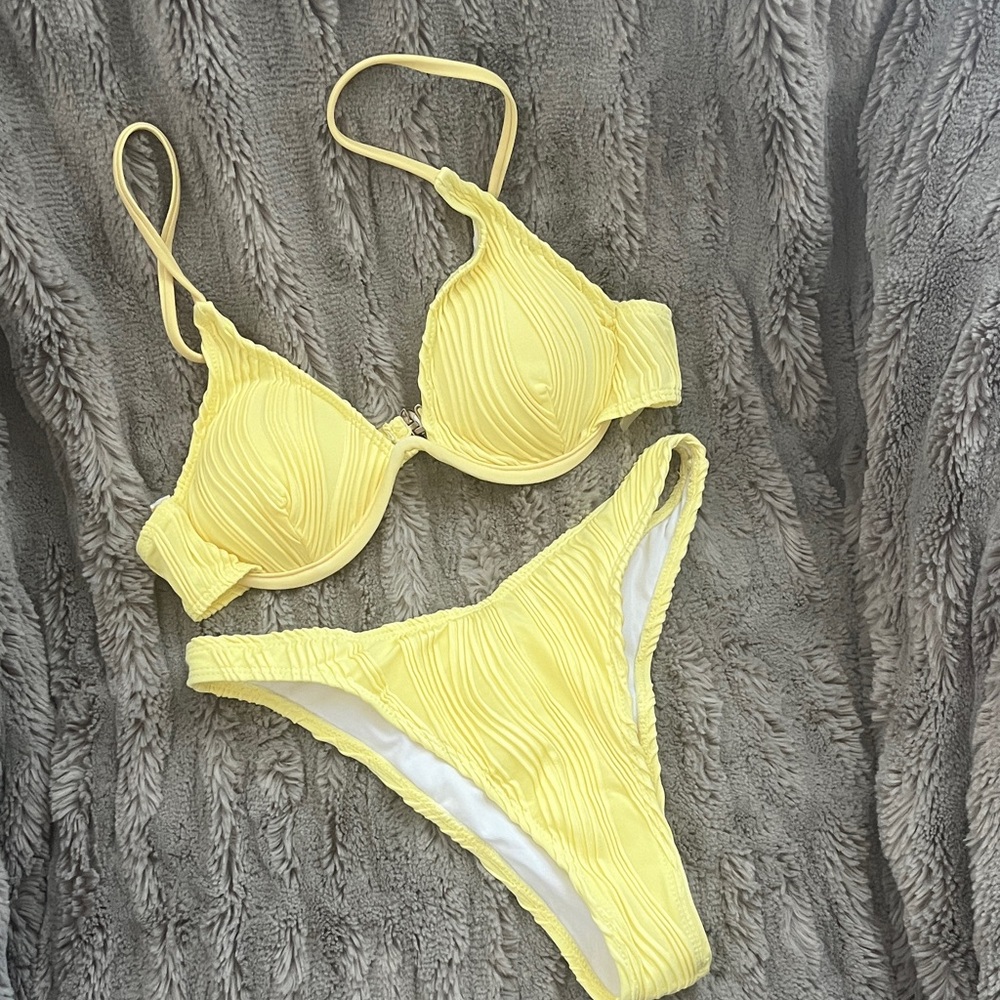 Yellow Women's Bikini Set